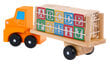 Medinis sunkvežimis su kaladėlėmis kaina ir informacija | Žaislai kūdikiams | pigu.lt