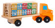 Medinis sunkvežimis su kaladėlėmis kaina ir informacija | Žaislai kūdikiams | pigu.lt