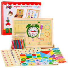 Magnetinė medinė edukacinė lenta kaina ir informacija | Lavinamieji žaislai | pigu.lt