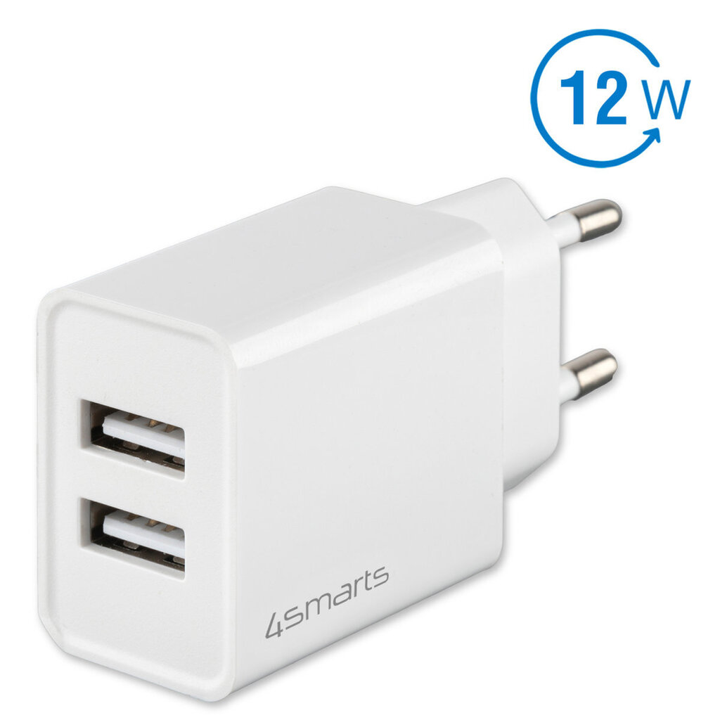 4smarts VoltPlug Dual kaina ir informacija | Krovikliai telefonams | pigu.lt