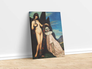 Reprodukcija Moteris ir Marionetė (1909) (Angel Zarraga), 40x35 cm kaina ir informacija | Reprodukcijos, paveikslai | pigu.lt