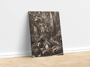 Reprodukcija Šėtonas su Savo Demonais Gotikinėje Katedroje (1829) (Louis Boulanger), 40x35 cm kaina ir informacija | Reprodukcijos, paveikslai | pigu.lt