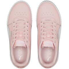 Sportiniai batai mergaitėms Puma Carina 2.0 Jr 386185 04, rožiniai kaina ir informacija | Sportiniai batai vaikams | pigu.lt