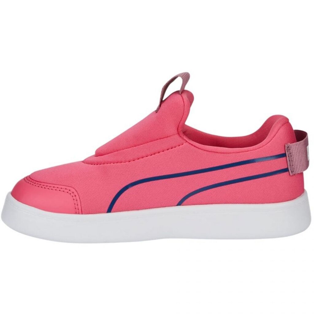 Sportiniai bateliai vaikams Puma Courtflex v2 Slip On PS Jr 374858 12, rožiniai цена и информация | Sportiniai batai vaikams | pigu.lt