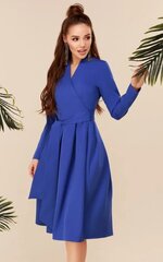 Suknelė ir diržu moterims LFX1027, mėlyna kaina ir informacija | Suknelės | pigu.lt