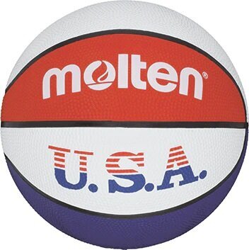 Krepšinio kamuolys treniruotėms Molten BGR3-USA, guminis - 3 dydis kaina ir informacija | Krepšinio kamuoliai | pigu.lt