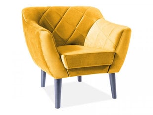 Кресло Signal Meble Karo, желтое цена и информация | Кресла в гостиную | pigu.lt