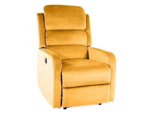 Fotelis Signal Meble Pegaz, geltonas kaina ir informacija | Svetainės foteliai | pigu.lt