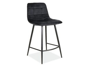 2-jų kėdžių komplektas Signal Meble Mila, juodas kaina ir informacija | Virtuvės ir valgomojo kėdės | pigu.lt