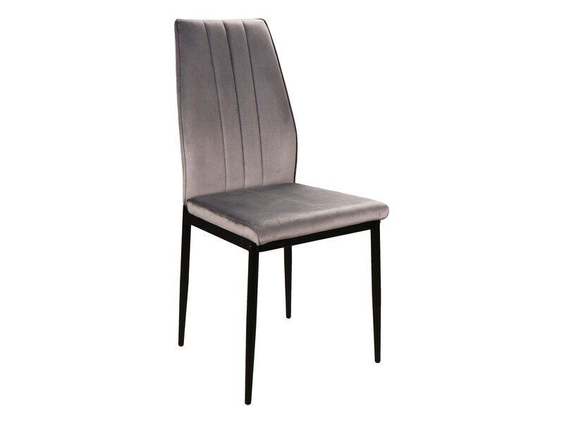 4-ių kėdžių komplektas Signal Meble Atom, pilkas kaina ir informacija | Virtuvės ir valgomojo kėdės | pigu.lt
