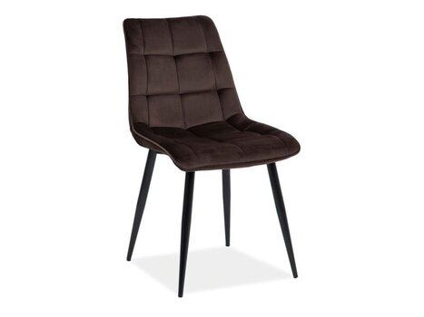 4-ių kėdžių komplektas Signal Meble Chic, rudas kaina ir informacija | Virtuvės ir valgomojo kėdės | pigu.lt