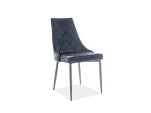 4-ių kėdžių komplektas Signal Meble Trix B, juodas kaina ir informacija | Virtuvės ir valgomojo kėdės | pigu.lt
