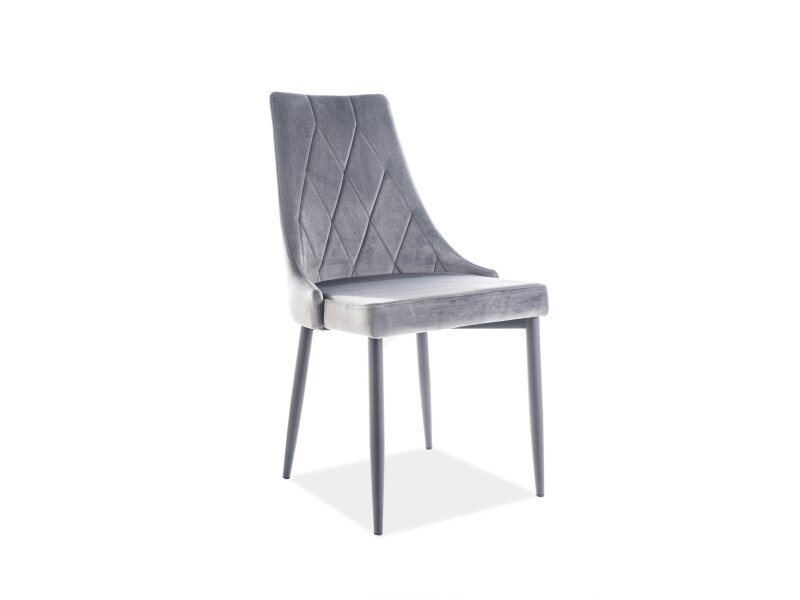 4-ių kėdžių komplektas Signal Meble Trix B, pilkas kaina ir informacija | Virtuvės ir valgomojo kėdės | pigu.lt