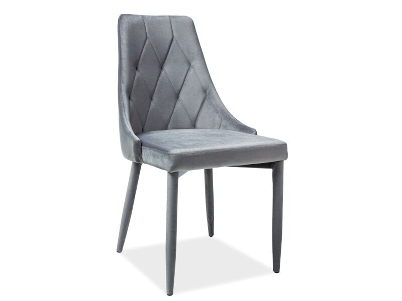 4-ių kėdžių komplektas Signal Meble Trix, pilkas kaina ir informacija | Virtuvės ir valgomojo kėdės | pigu.lt