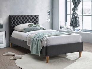 Кровать Signal Meble Azurro, 90x200 см, серая цена и информация | Кровати | pigu.lt