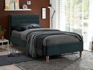 Кровать Signal Meble Azurro, 90x200 см, зеленый цена и информация | Кровати | pigu.lt