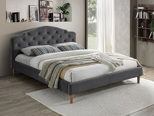 Кровать Signal Meble Chloe, 160x200 см, серая цена и информация | Кровати | pigu.lt