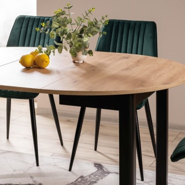 Stalas Signal Meble Dante, rudas kaina ir informacija | Virtuvės ir valgomojo stalai, staliukai | pigu.lt