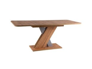 Stalas Signal Meble Exel, rudas kaina ir informacija | Virtuvės ir valgomojo stalai, staliukai | pigu.lt