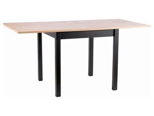 Stalas Signal Meble Flip, juodas kaina ir informacija | Virtuvės ir valgomojo stalai, staliukai | pigu.lt