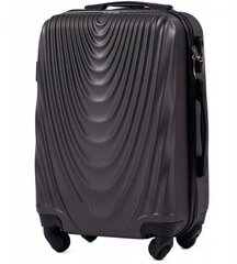 Vidutinis lagaminas Wings 304 M + kelioninė kosmetinė, pilkas kaina ir informacija | Lagaminai, kelioniniai krepšiai | pigu.lt