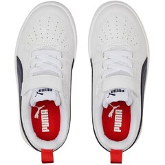 Кроссовки Puma Rickie Ac Ps Jr 385836 09, белые цена и информация | Детская спортивная обувь | pigu.lt