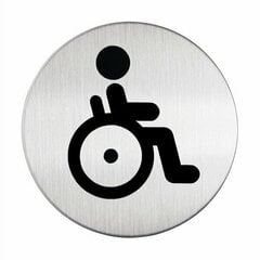 Klijuojama nuorodų lentelė WC Neįgaliesiems, Ø8,3cm kaina ir informacija | Kanceliarinės prekės | pigu.lt