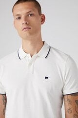 Polo marškinėliai vyrams Wrangler, balti kaina ir informacija | Vyriški marškinėliai | pigu.lt