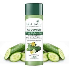 Veido tonikas visų tipų odai Bio Cucumber Biotique, 120ml цена и информация | Средства для очищения лица | pigu.lt