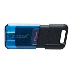 USB накопитель Kingston 64ГБ USB-C 3.2 Gen 1 DataTraveler 80 цена и информация | USB накопители | pigu.lt