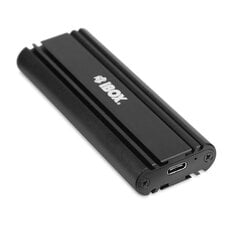 Корпус iBox HD-07 M.2 NVMe SSD Черный цена и информация | Чехлы для внешних жестких дисков | pigu.lt