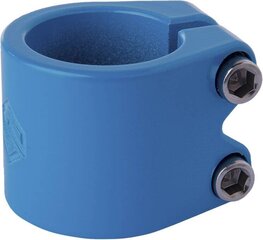 Paspirtuko spaustukas Striker Lux Double Clamp, mėlyna цена и информация | Самокаты | pigu.lt