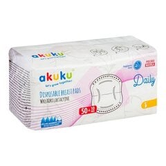 Одноразовые прокладки для груди Akuku, 60 шт. цена и информация | Товары для кормления | pigu.lt