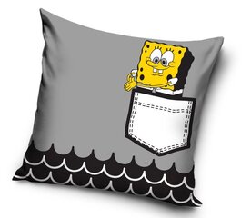 Vaikiškas dekoratyvinės pagalvėlės užvalkalas Sponge Bob kaina ir informacija | Dekoratyvinės pagalvėlės ir užvalkalai | pigu.lt