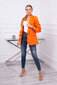 Elegantiškas švarkas moterims, oranžinis kaina ir informacija | Moteriški švarkeliai | pigu.lt