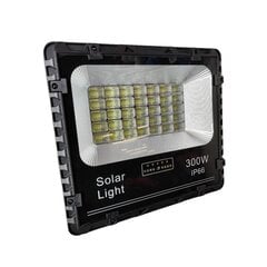 LED lauko prožektorius su saulės baterija, 300W цена и информация | Уличные светильники | pigu.lt