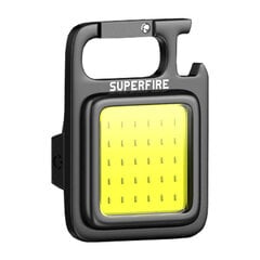 Flashlight Superfire MX16, 600lm, 500mAh, USB-C цена и информация | Фонарики, прожекторы | pigu.lt