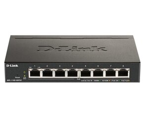 D-Link DGS-1100-08PV2 цена и информация | Коммутаторы (Switch) | pigu.lt