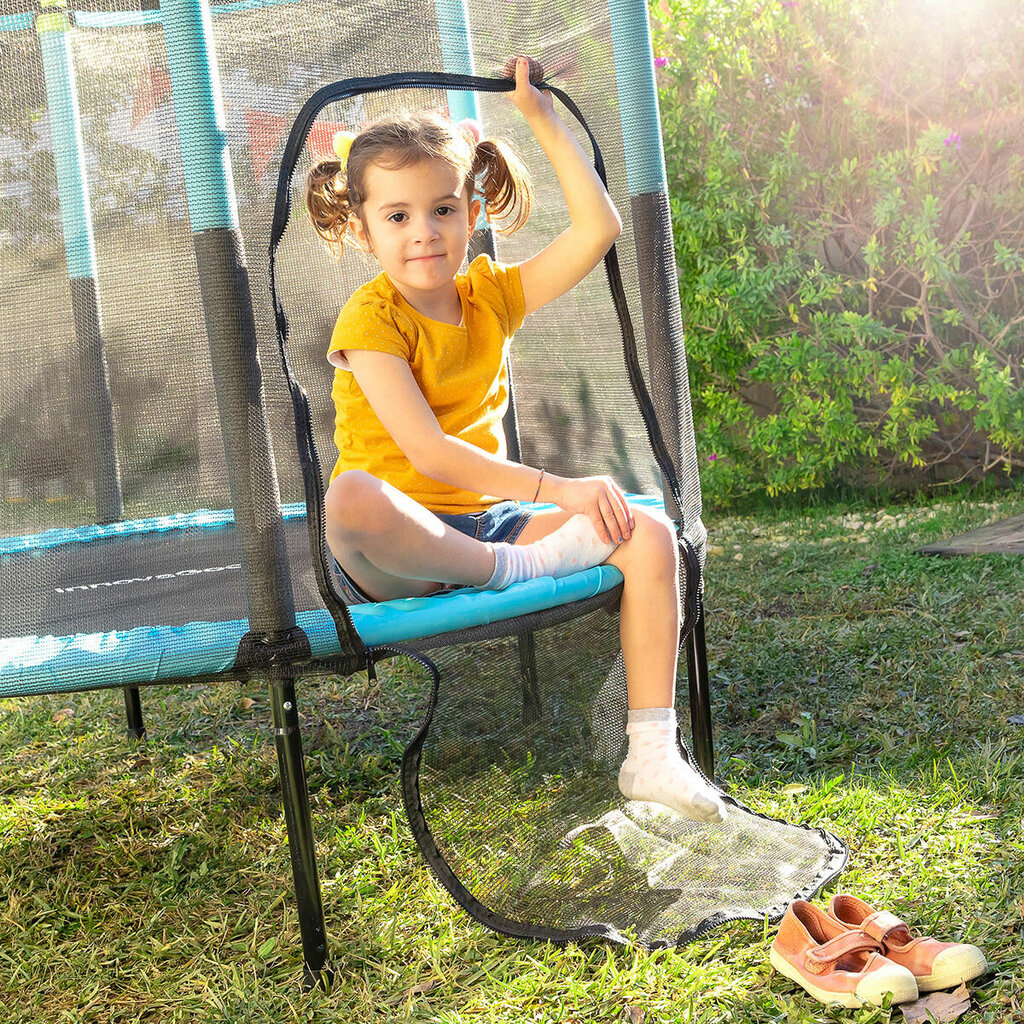 Vaikiškas batutas su apsauginiu gaubtu Kidine InnovaGoods цена и информация | Lauko žaidimai | pigu.lt