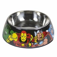 Кормушка для собак Marvel меламин 180 ml Красный Металл цена и информация | Миски, ящики для корма | pigu.lt