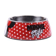 Кормушка для собак Minnie Mouse Красный меламин 180 ml Чёрный Металл цена и информация | Миски, ящики для корма | pigu.lt