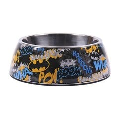 Кормушка для собак Batman меламин 180 ml Чёрный Металл цена и информация | Миски, ящики для корма | pigu.lt