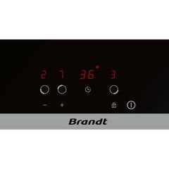 Стеклокерамическая панель Brandt BPV6320B 60 cm 5300 W цена и информация | Варочные поверхности | pigu.lt