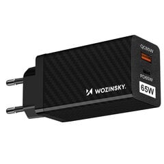 Wozinsky 65W GaN, QC 3.0 PD (WWCG01) цена и информация | Зарядные устройства для телефонов | pigu.lt