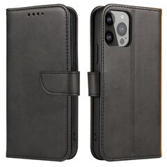 Magnet Case case for Honor X8 5G cover with flip wallet stand black цена и информация | Чехлы для телефонов | pigu.lt