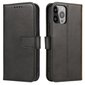 Magnet Case case for Honor X8 5G cover with flip wallet stand black kaina ir informacija | Telefono dėklai | pigu.lt