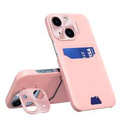 Leather Stand предназначен для iPhone 14, розовый цена и информация | Чехлы для телефонов | pigu.lt