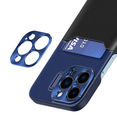 Leather Stand предназначен для iPhone 14 Pro Max,синий цвет цена и информация | Чехлы для телефонов | pigu.lt