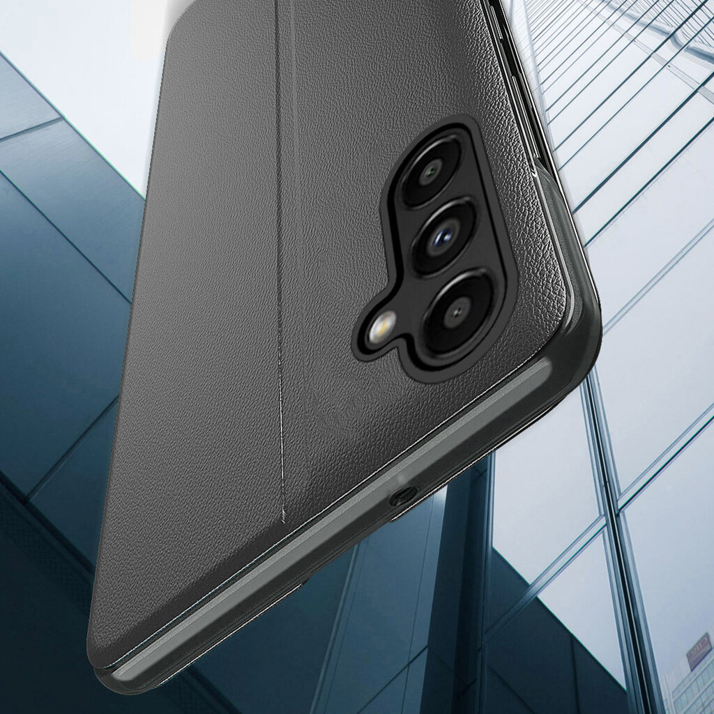 Eco Leather View skirtas Samsung Galaxy S23 Ultra, juoda kaina ir informacija | Telefono dėklai | pigu.lt