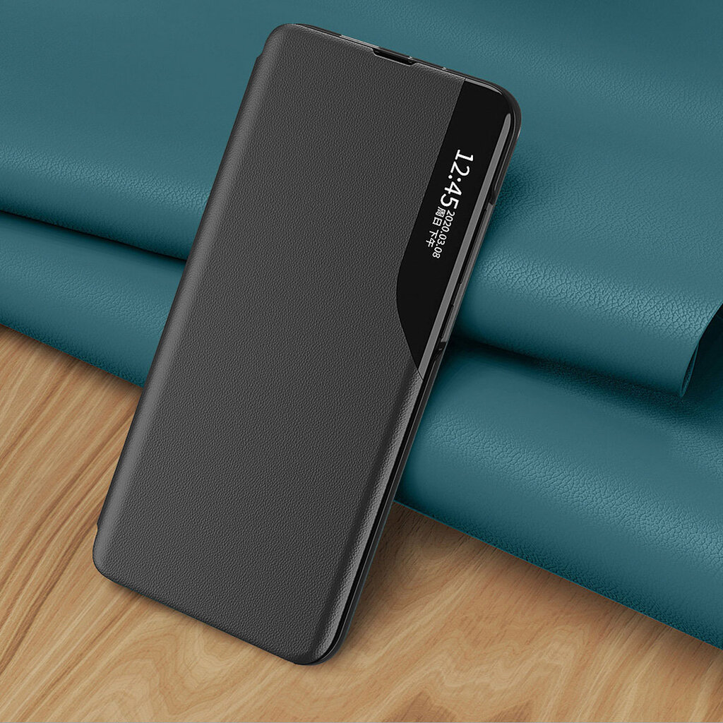 Eco Leather View skirtas Samsung Galaxy S23+, juoda kaina ir informacija | Telefono dėklai | pigu.lt